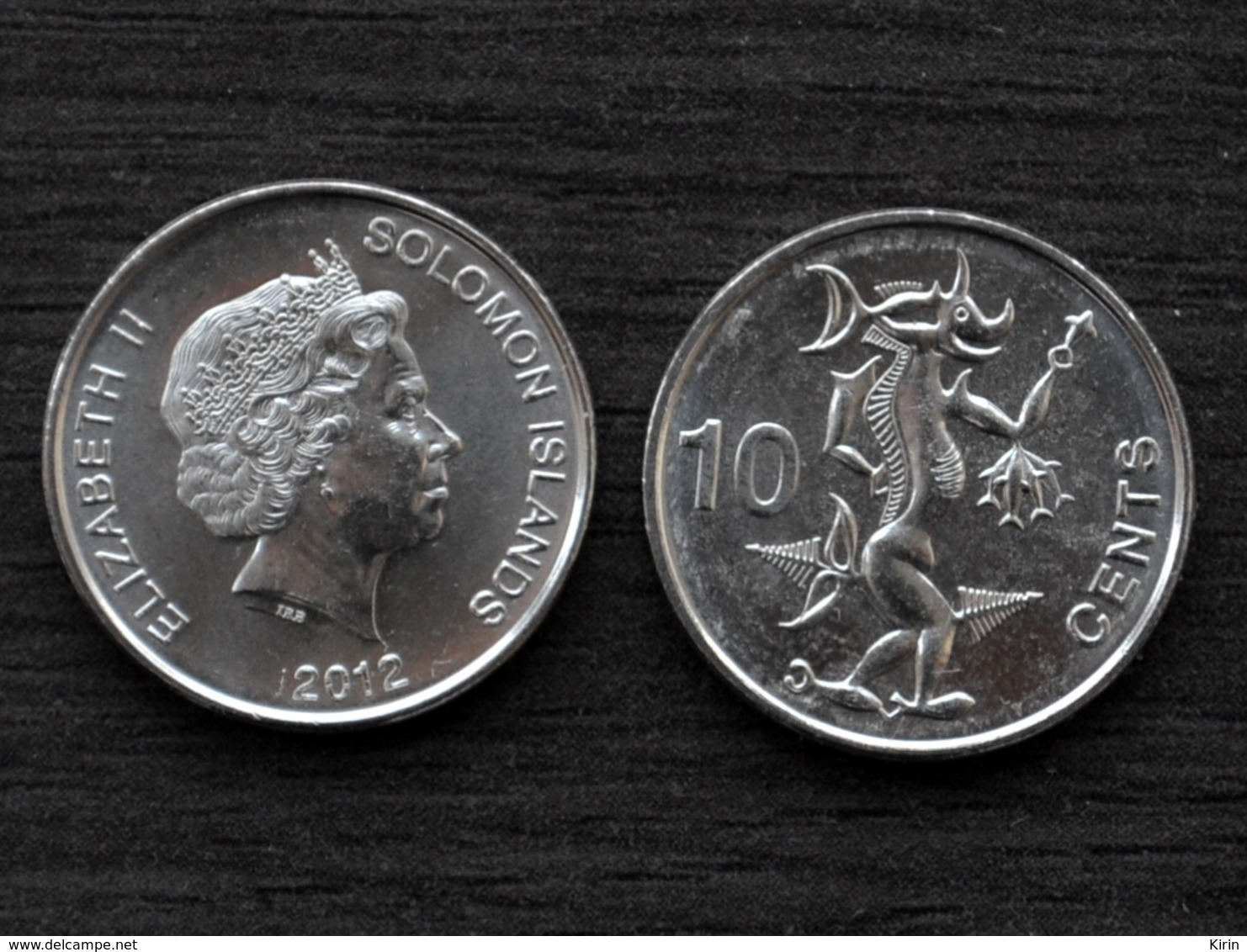 Salomon Islands 10 Cents 2012 Km235 UNC Coin Münzen Oceania  >Elizabeth II - Salomon