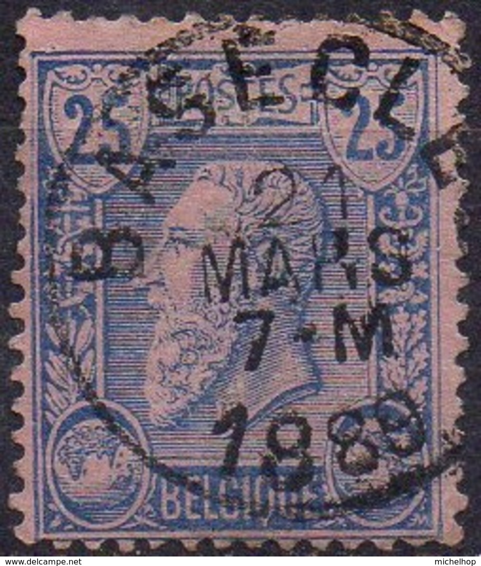 N° 48 Oblitération BASECLES - 1884-1891 Leopold II.