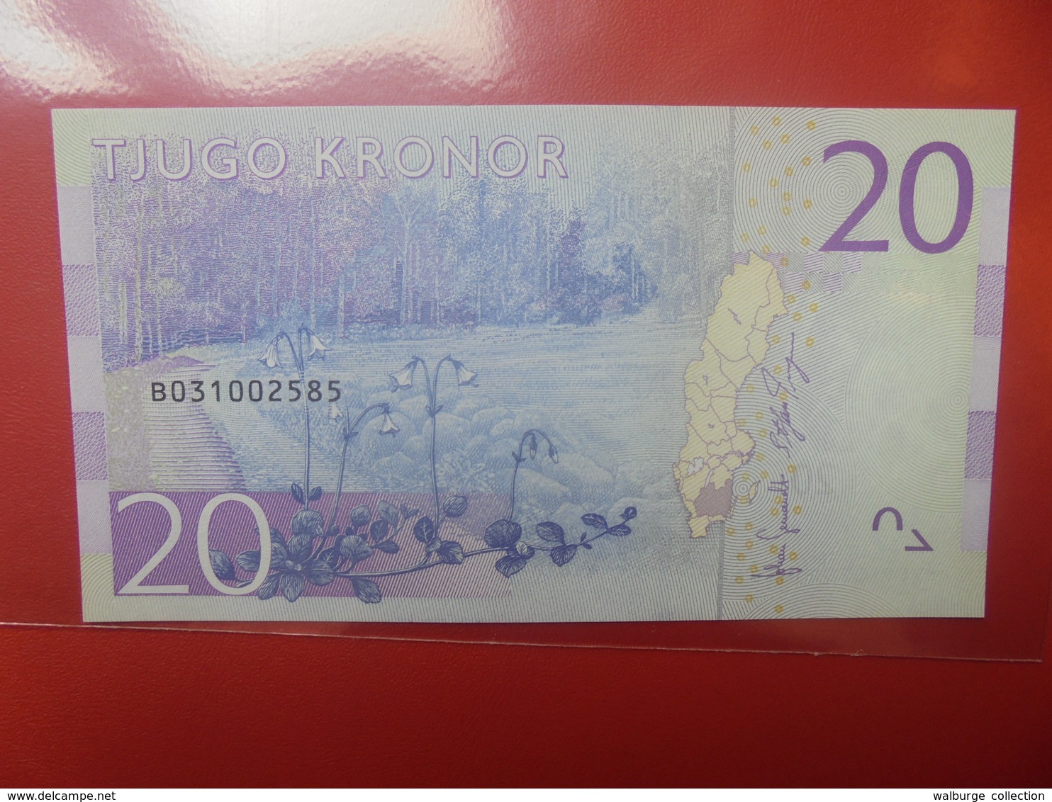 SUEDE 20 KRONOR 2015 PEU CIRCULER/NEUF (B.11) - Suède