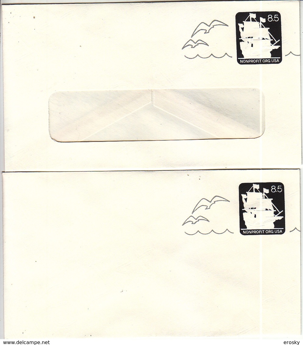 E141 - ETATS UNIS USA ENTIER ENVELOPE NON PROFIT VOILIER - 1981-00