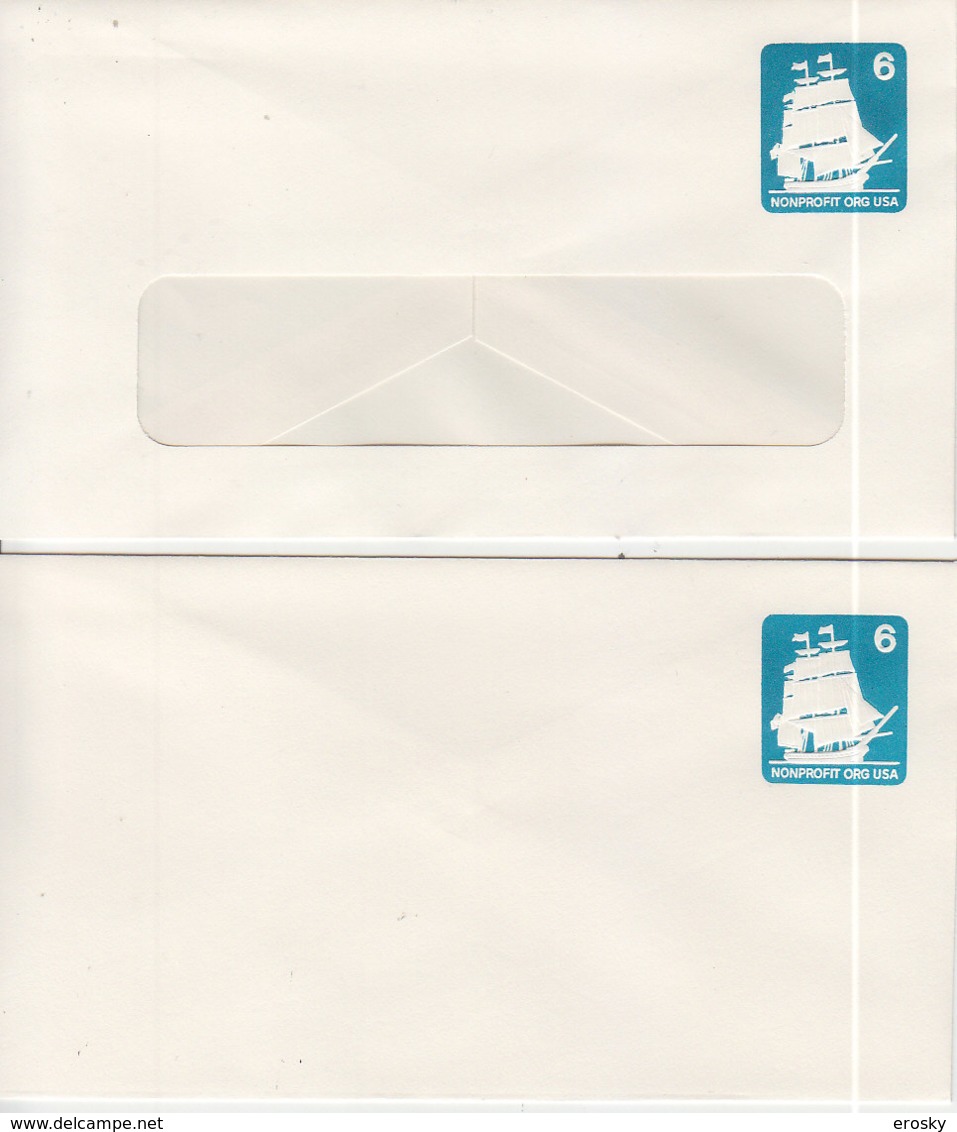 E142 - ETATS UNIS USA ENTIER ENVELOPE NON PROFIT VOILIER - 1981-00