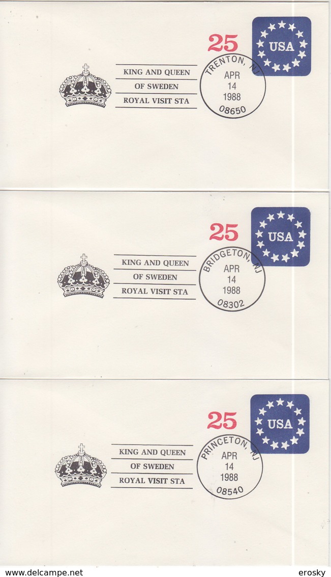 E148 - ETATS UNIS USA ENTIER ENVELOPE VISIT ROYAL SERIE 14 ENVELOPES - 1981-00