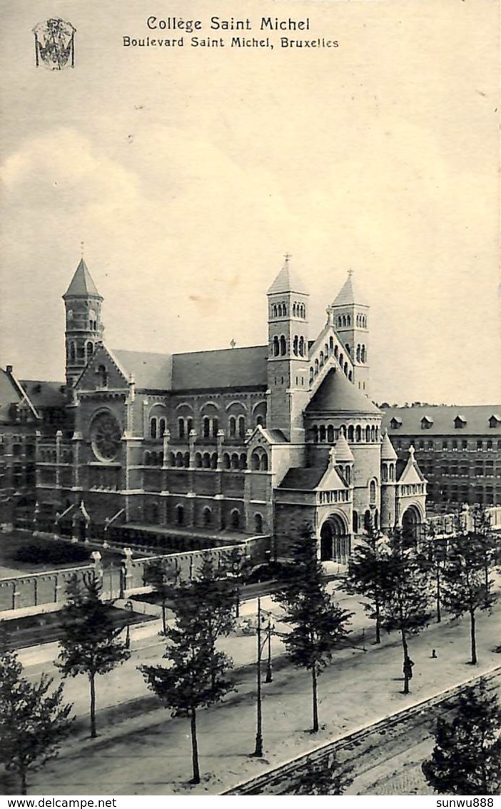 Collège Saint Michel - Boulevard Saint Michel (Soc. Belge Phototypie 1913) - Education, Schools And Universities