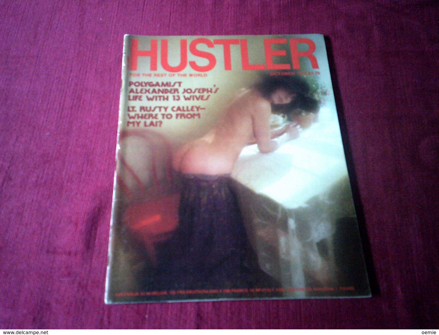 HUSTLER    VOL 2  N° 4  OCTOBER   1975 - Pour Hommes