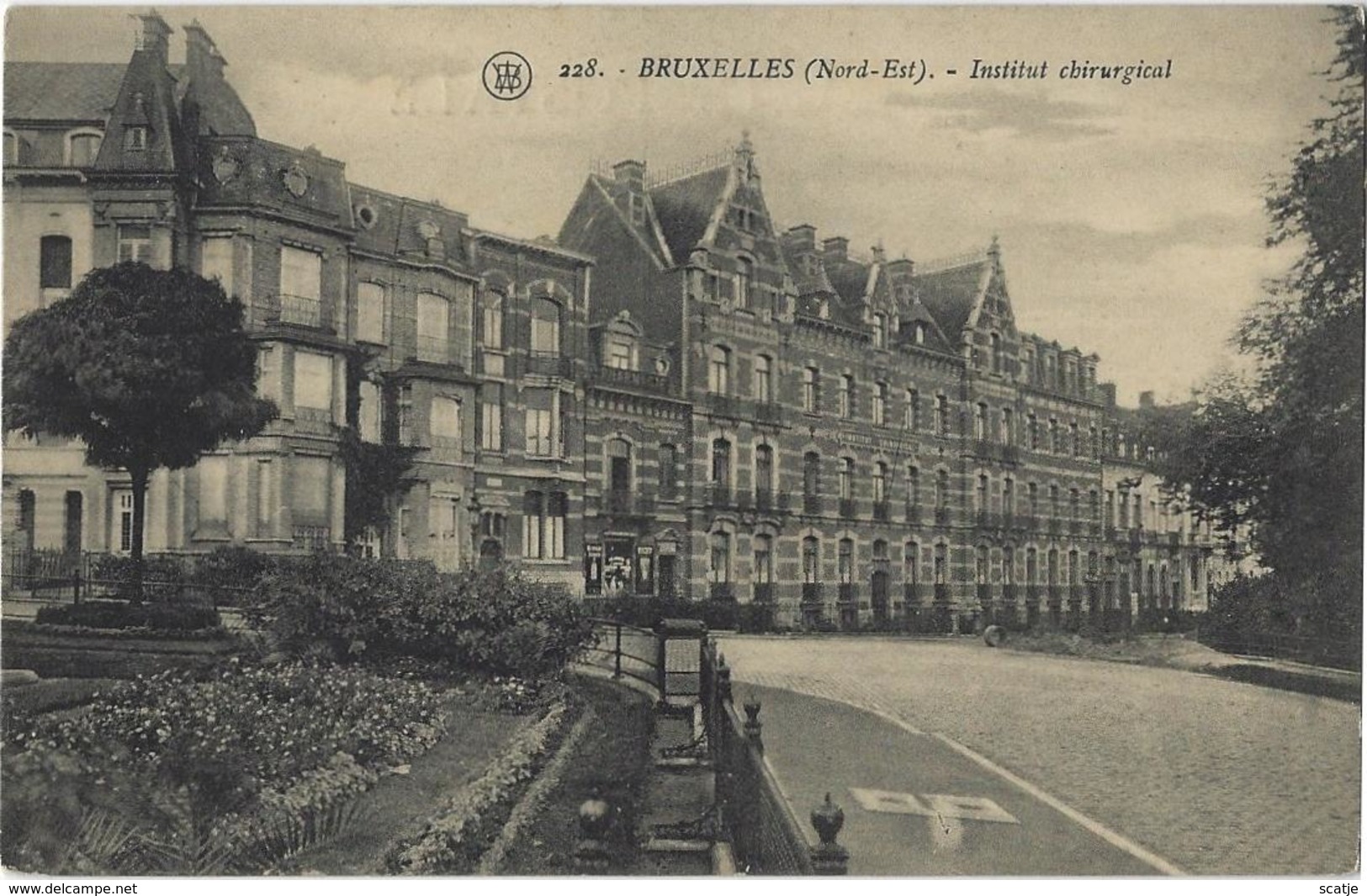 Bruxelles.   -   Institut Chirurgical.   -   Mooie Kaart! - Gesundheit, Krankenhäuser