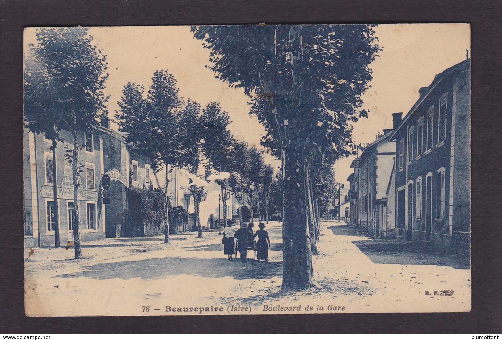 CPA Isère 38 Beaurepaire Circulé - Beaurepaire