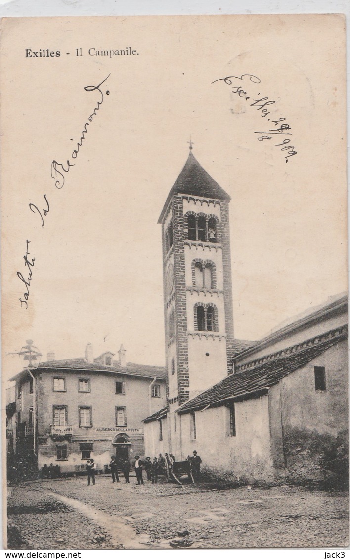 Cartolina - Exilles - Il Campanile - Sonstige & Ohne Zuordnung