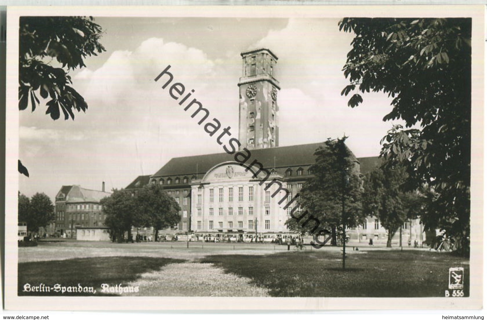 Berlin-Spandau - Rathaus - Foto-Ansichtskarte - Verlag Klinke & Co. Berlin 50er Jahre - Spandau