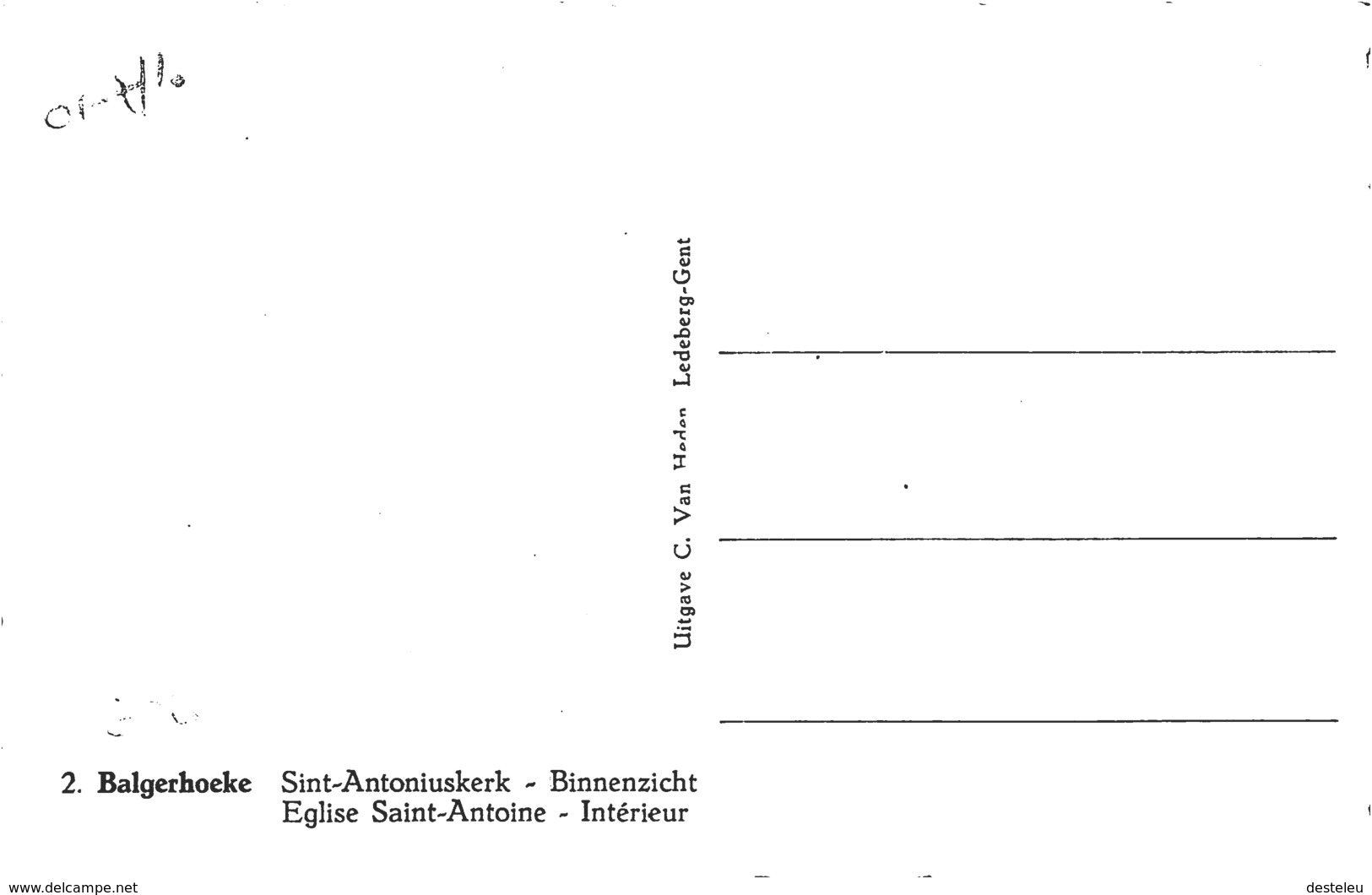 2 Sint-Antoniuskerk - Binnenzicht - Balgerhoeke - Maldegem