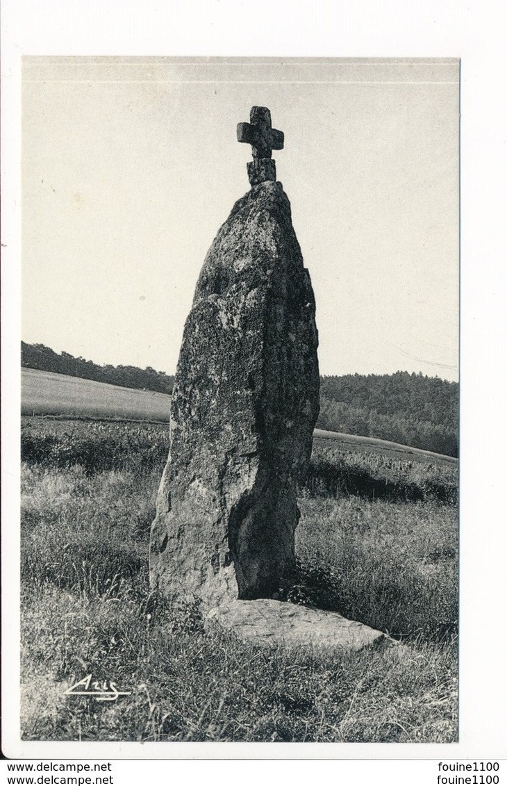 Carte Des Environs  De BRANCION  Menhir De Noble   ( Format C.P.A ) ( Recto Verso ) - Altri & Non Classificati