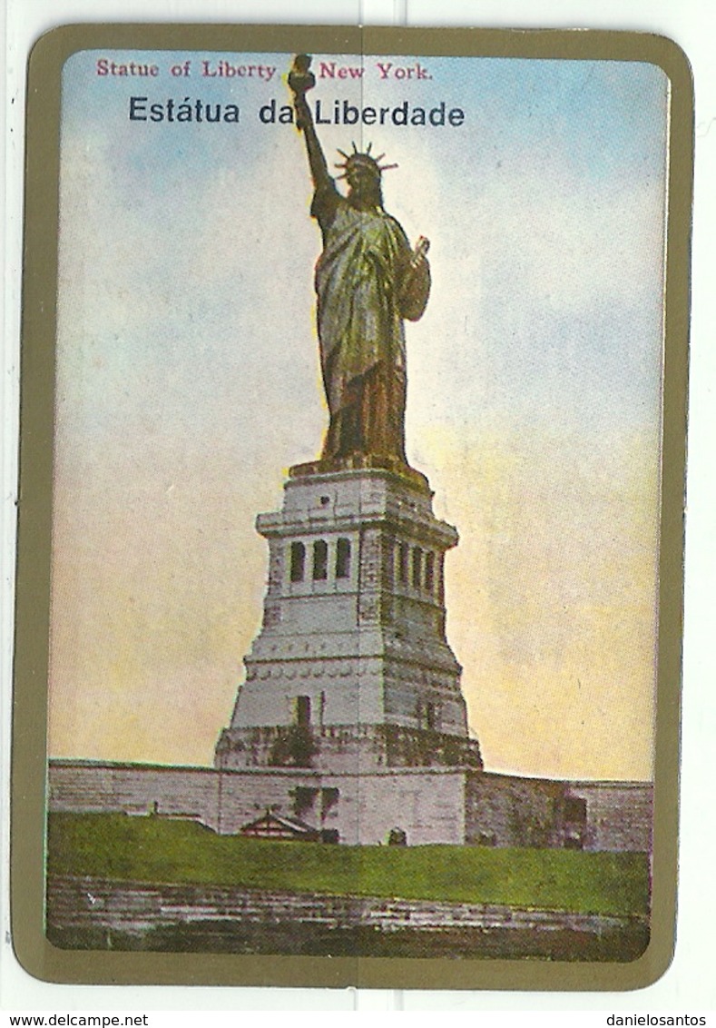 1986 Pocket Calendar Calandrier Calendario Portugal USA Nova York  NY Estátua Da Liberdade Statue Of Liberty 6/6 - Grand Format : 1981-90