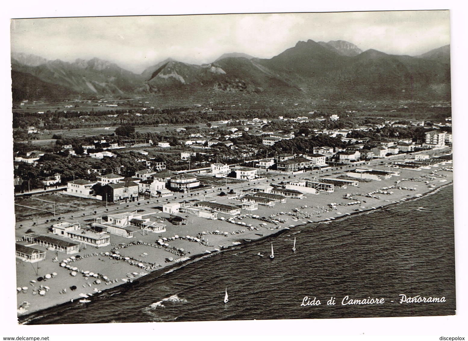 V4726 Lido Di Camaiore (Lucca) - Panorama Aereo Vista Aerea Aerial View Vue Aerienne / Viaggiata 1963 - Altri & Non Classificati