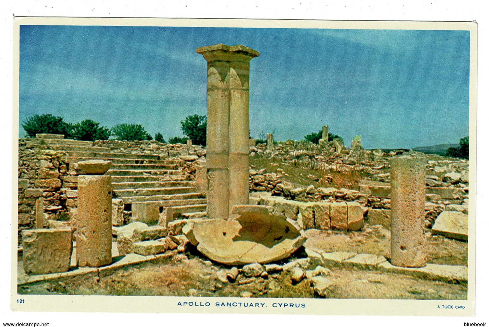 Ref 1345 - Raphael Tuck Postcard - Apollo Sanctuary - Cyprus - Chypre