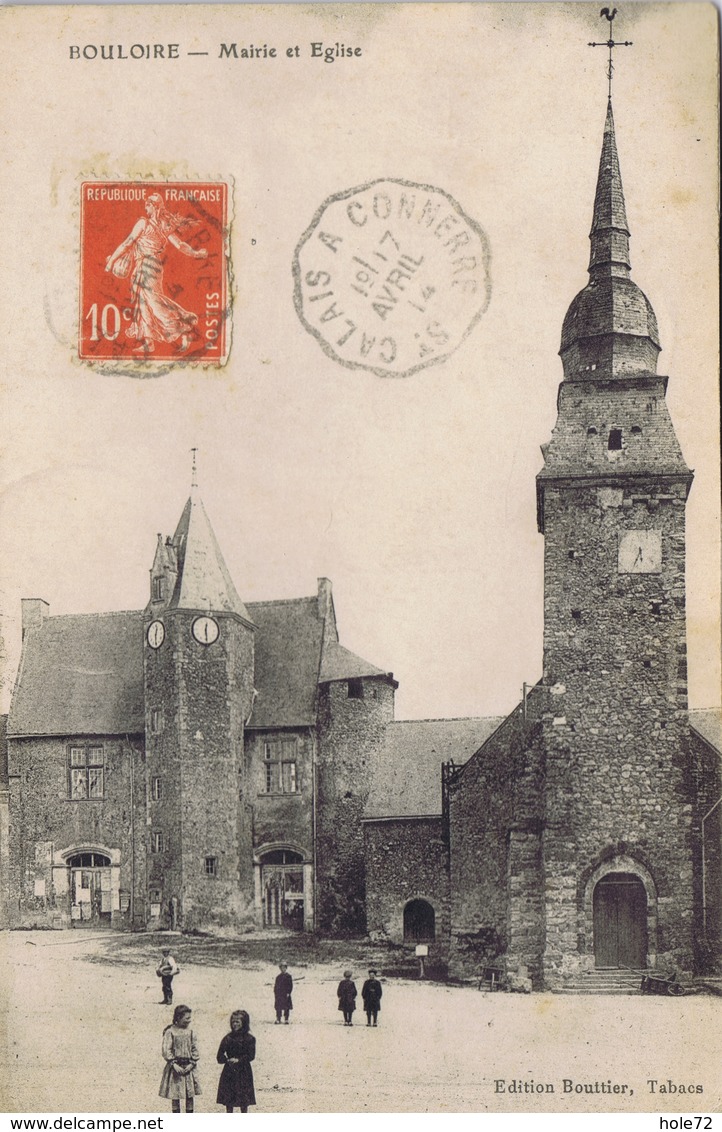 72 - Bouloire (Sarthe) - Mairie Et Eglise - Bouloire