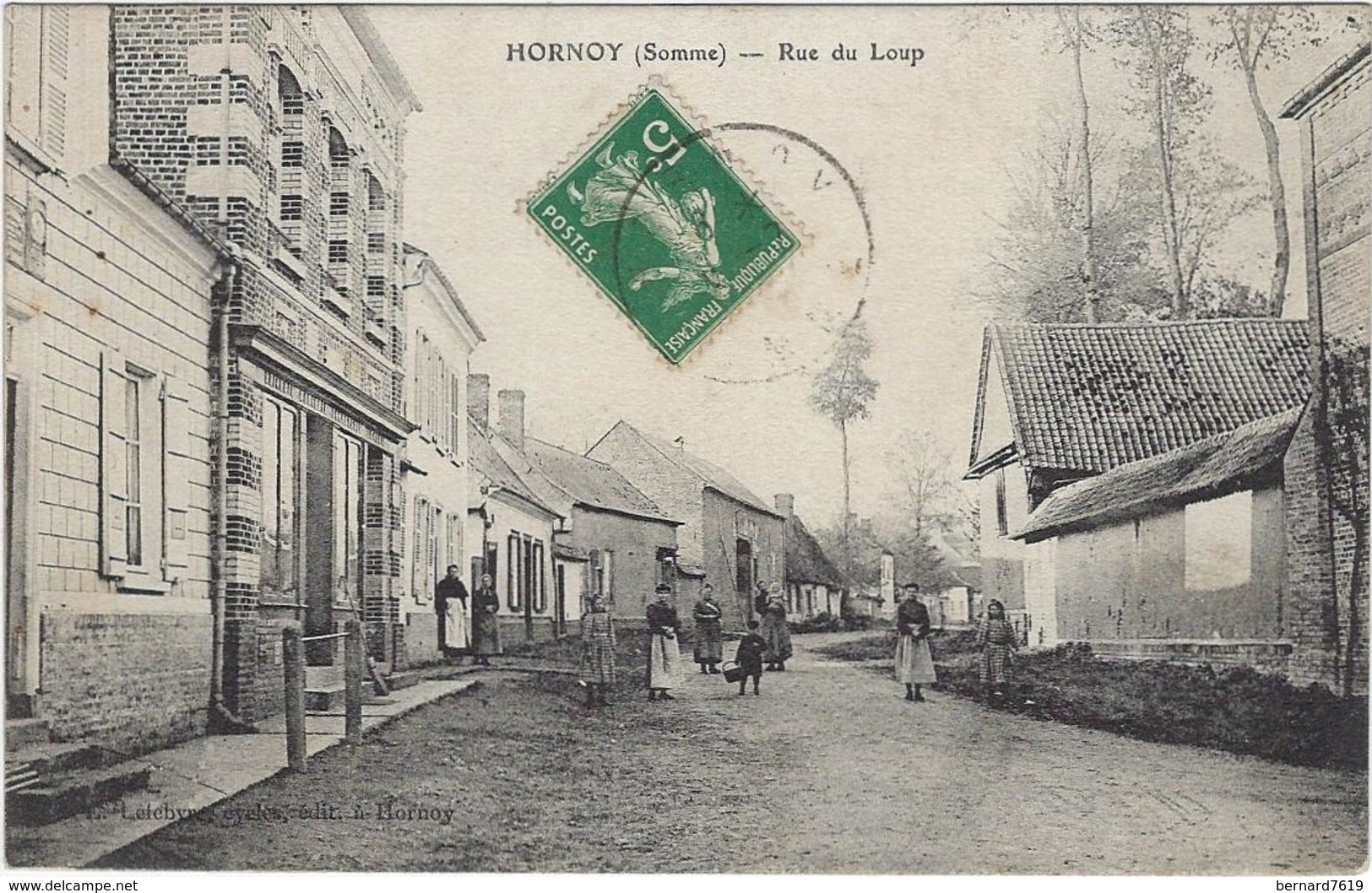 80  Hornoy  Rue Du Loup - Hornoy Le Bourg