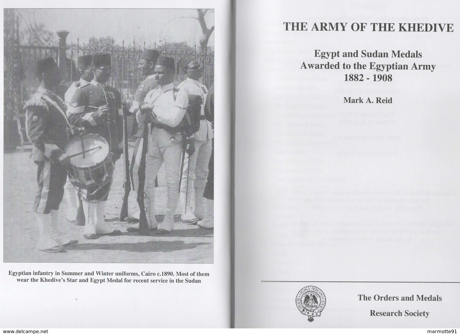 THE ARMY OF THE KHEDIVE ARMEE EGYPTIENNE  MEDAILLE ANGLAISE CAMPAGNE EGYPTE SOUDAN 1882 1908 - Grossbritannien