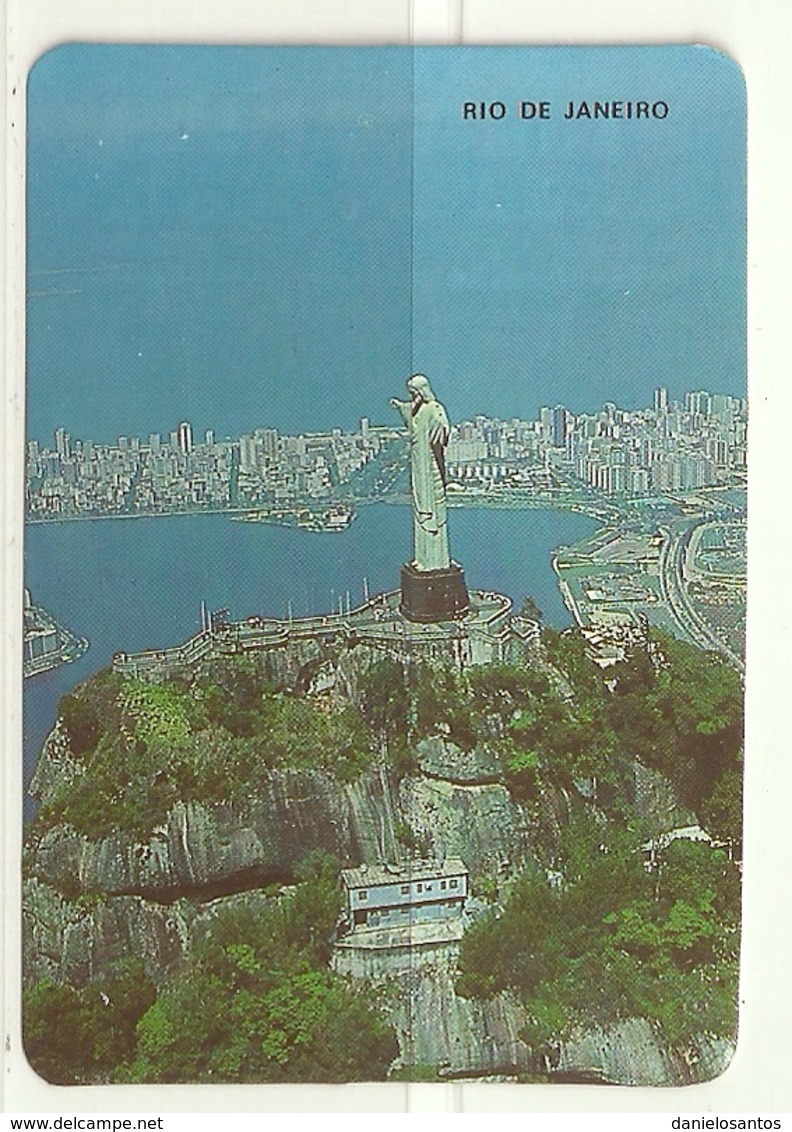 1988 Pocket Calendar Calandrier Calendario Portugal Riode Janeiro Cristo Rei - Grand Format : 1981-90