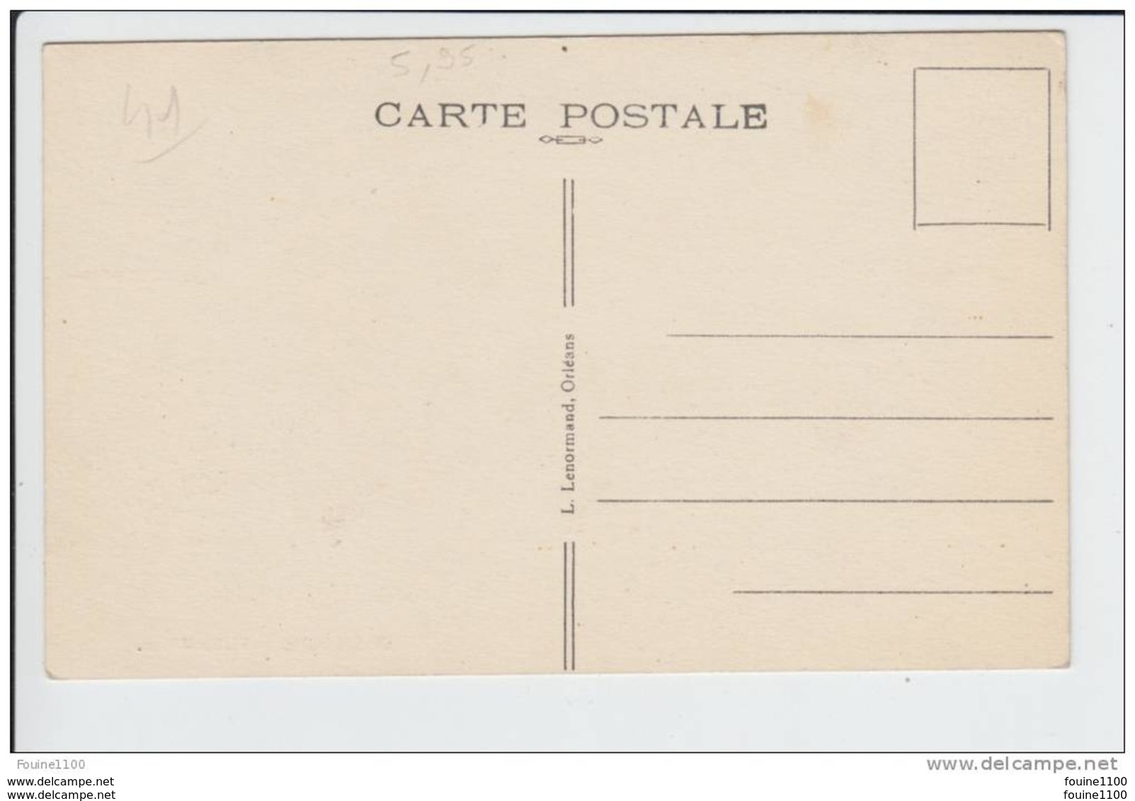 En Sologne  Vieille Maison ( Lenormand à Orléans ) ( Recto Verso ) - Autres & Non Classés