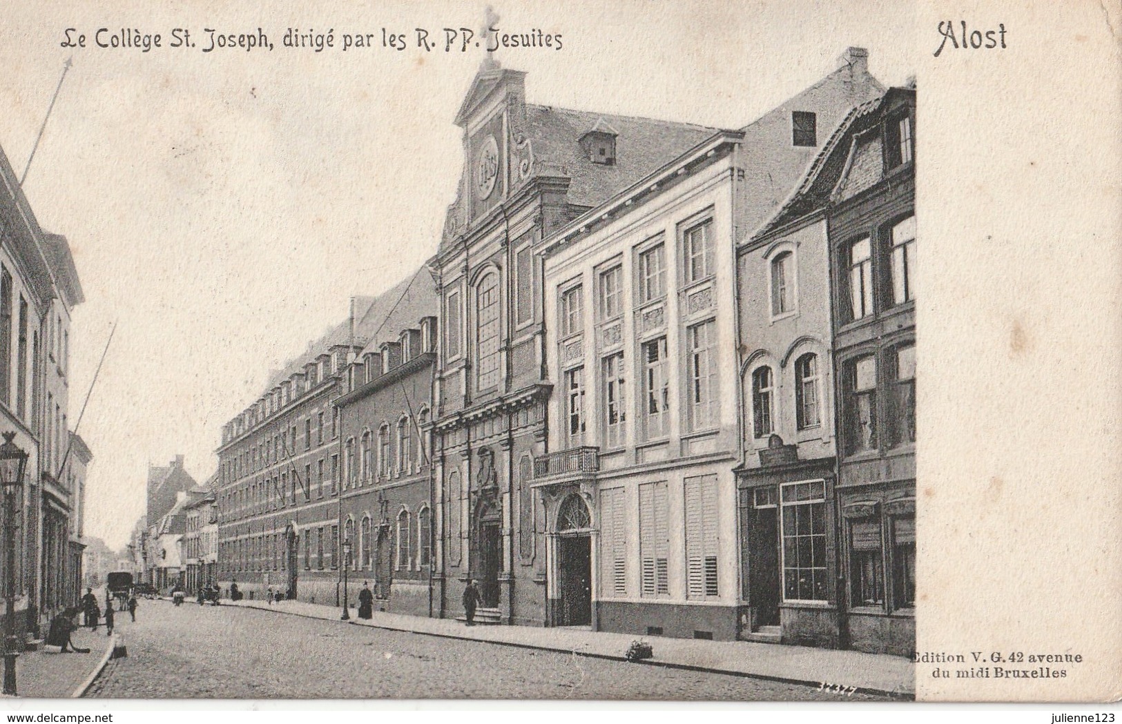 ALOST.-LE COLLEGE ST.JOSEPH,DIRIGE PAR LES R.PP.JESUITES. - Aalst