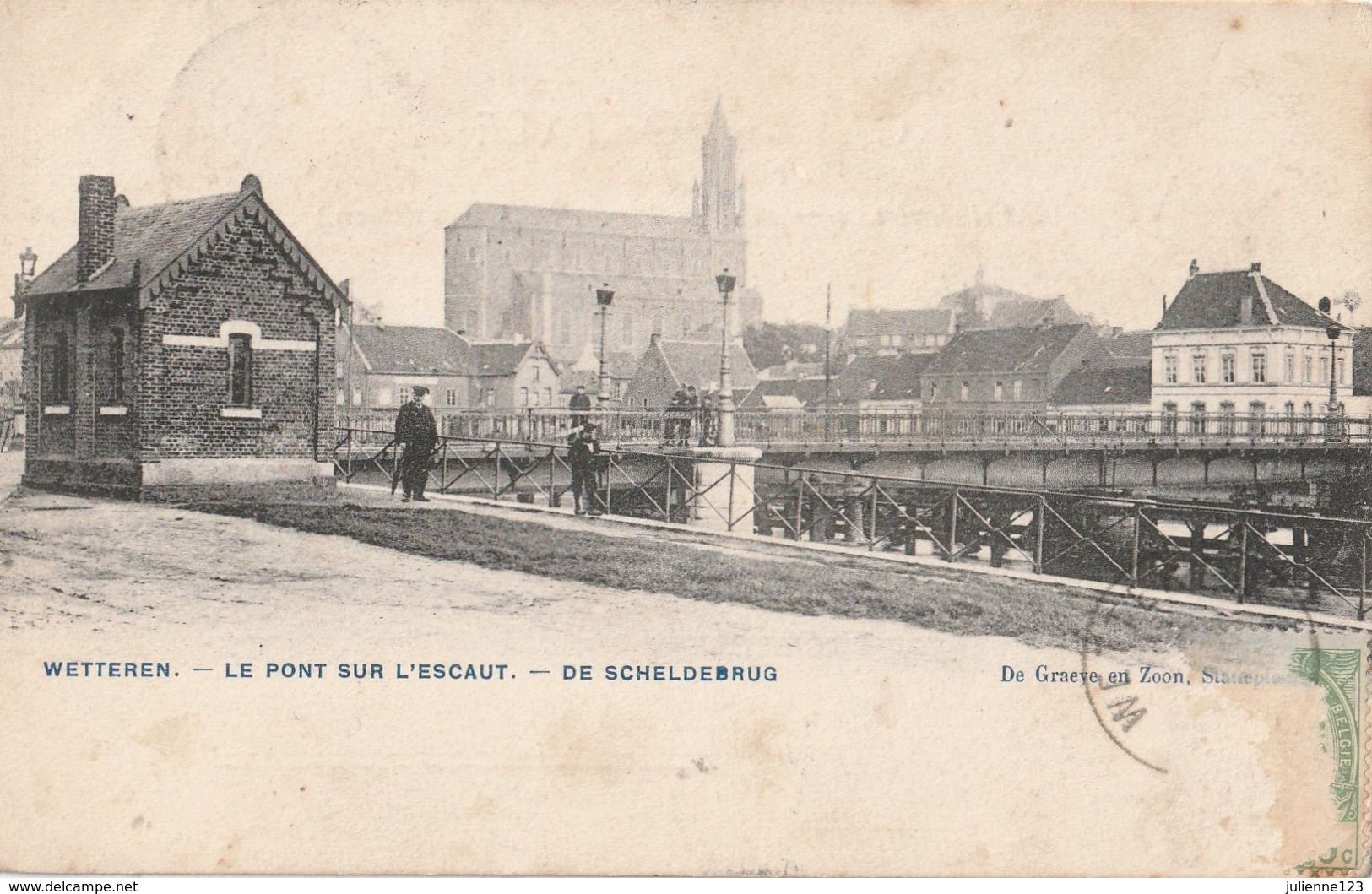 WETTEREN.-DE SCHELDEBRUG. - Wetteren