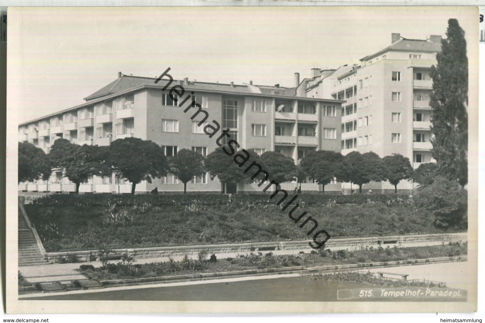 Berlin-Tempelhof - Paradeplatz - Foto-Ansichtskarte 50er Jahre - Tempelhof