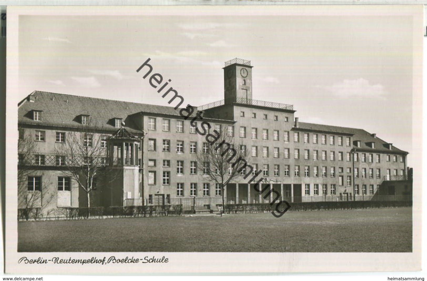 Berlin-Neutempelhof - Boelcke-Schule - Foto-Ansichtskarte - Verlag Kunst Und Bild Berlin 50er Jahre - Tempelhof