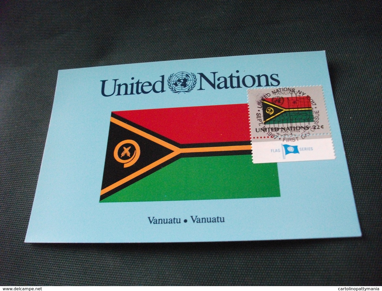Maximum UNITED NATIONS  FLAG BANDIERA VANUATU VANUATU - Vanuatu