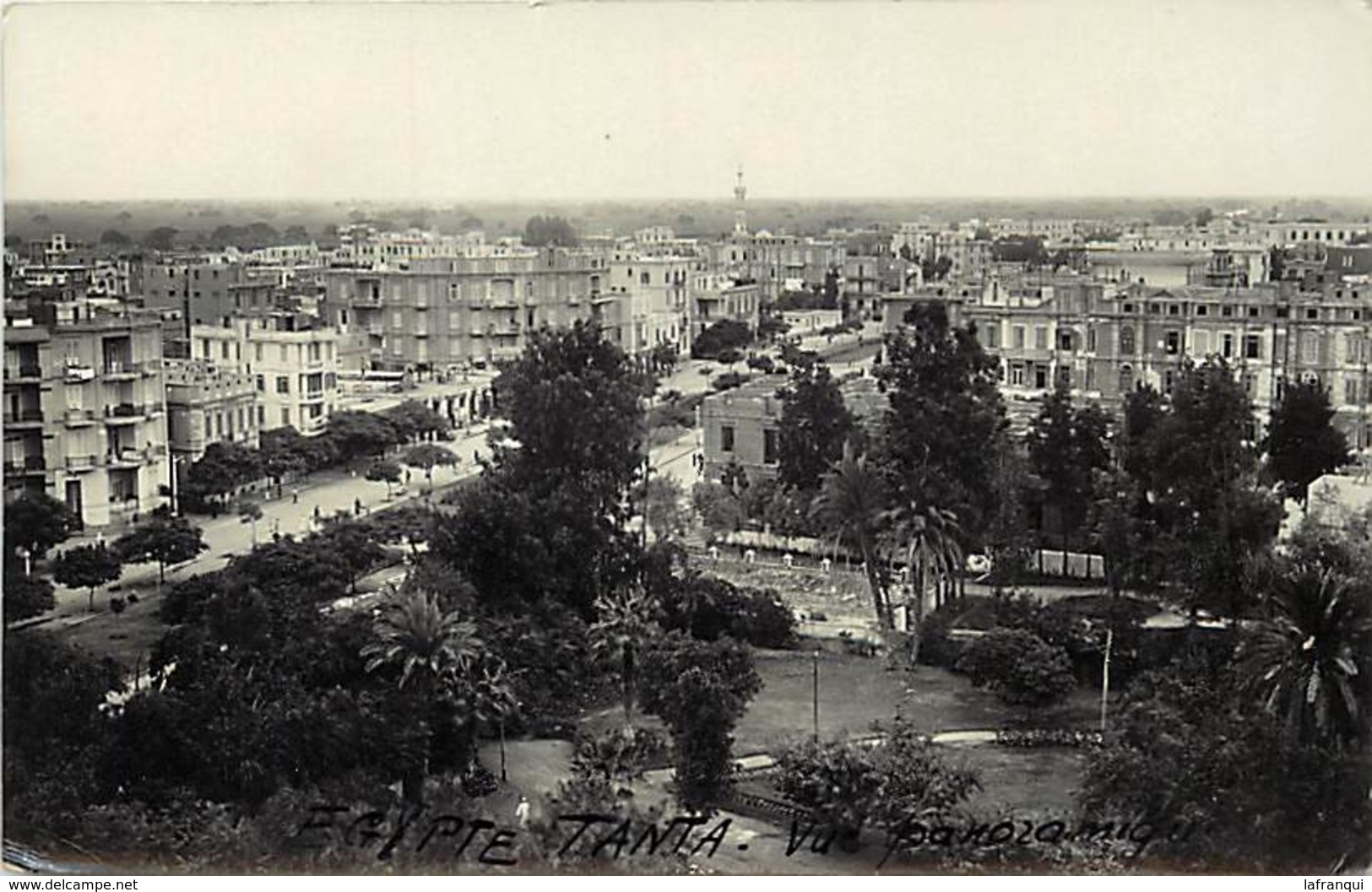 Pays Div Ref X101- Egypte - Egypt -carte Photo - Photo Postcard - Tanta - Vue Panoramique - - Tanta