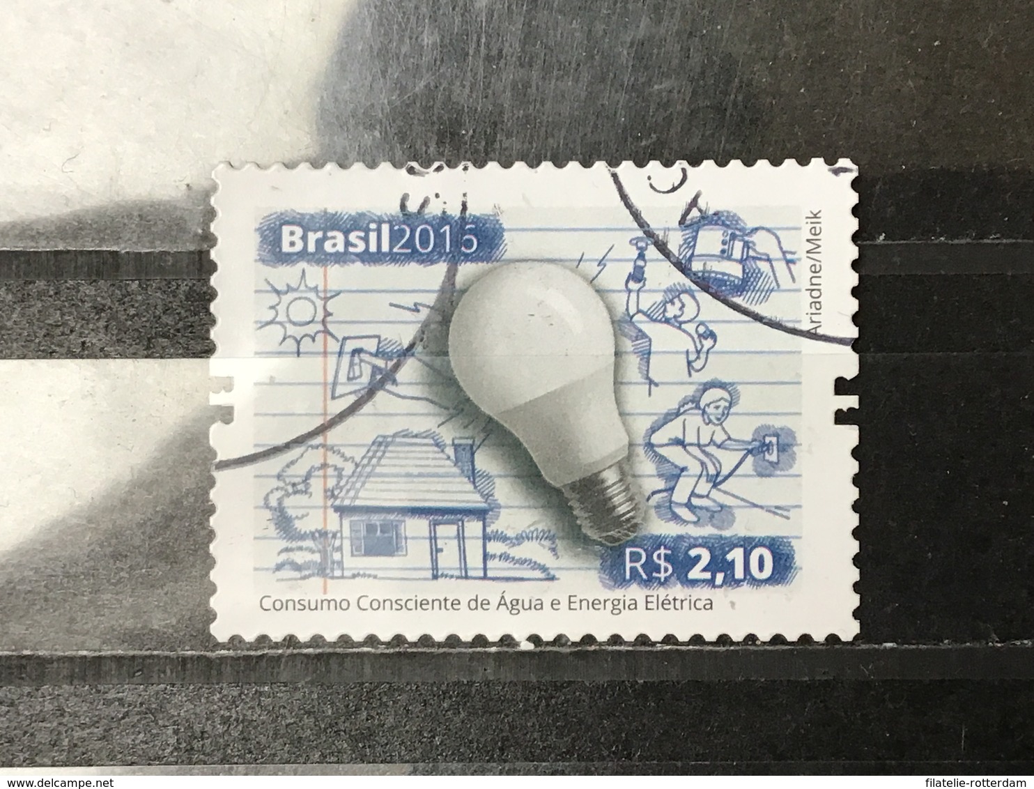 Brazilië / Brazil - Bewust Omgaan Met Elektriciteit (2.10) 2016 - Used Stamps