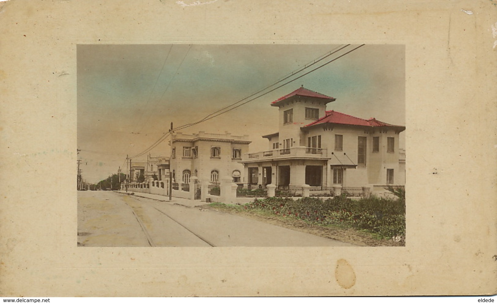 Habana Real Photo Jordi Hand Colored Calle L. Vedado Tramway - Cuba