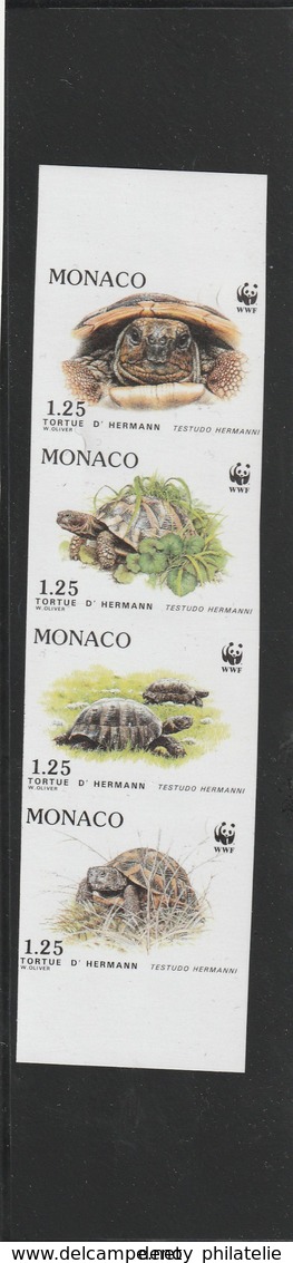 Monaco Non Dentelé 1805 A 1808 Sans Charniére** (tortue) - Autres & Non Classés