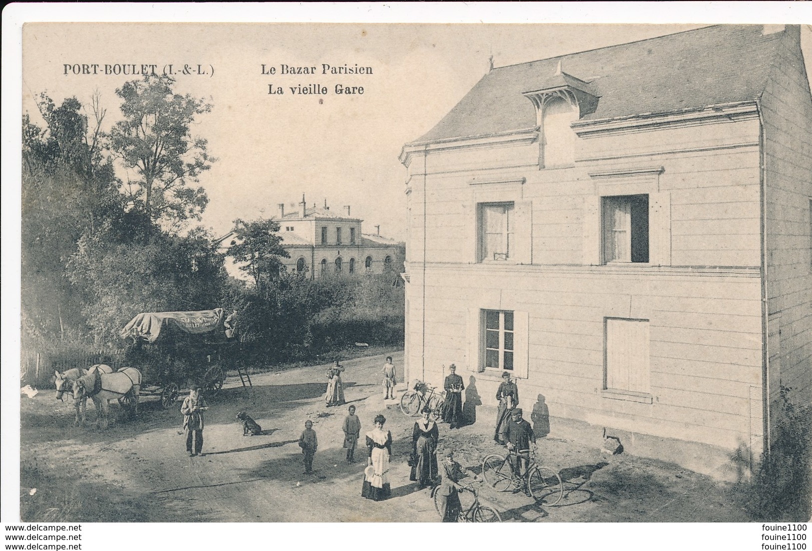 Carte De PORT BOULET Bazar Parisien La Vieille Gare  ( Recto Verso ) - Autres & Non Classés