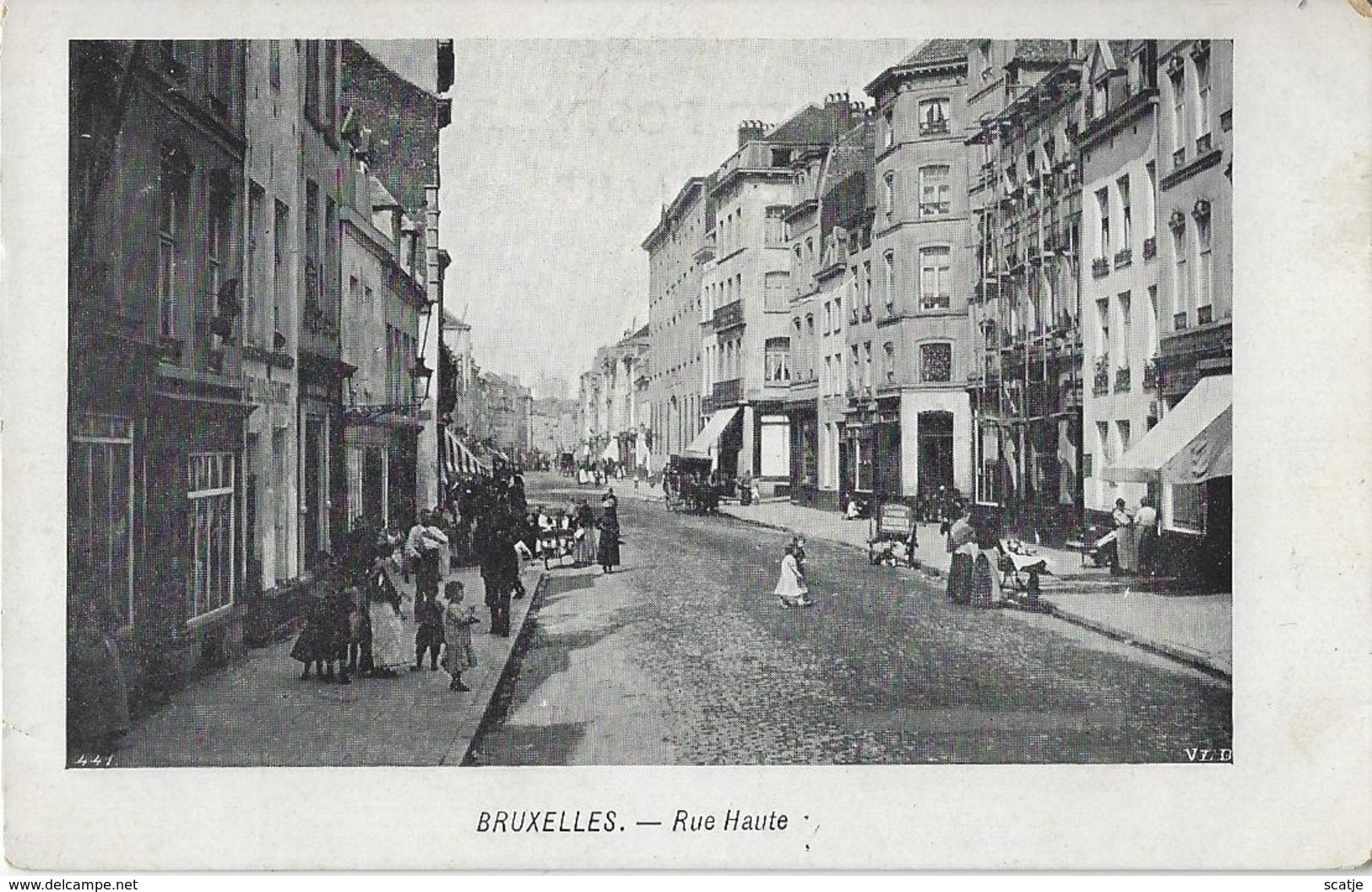 Bruxelles.   -    Rue Haute.   1900 - Avenues, Boulevards