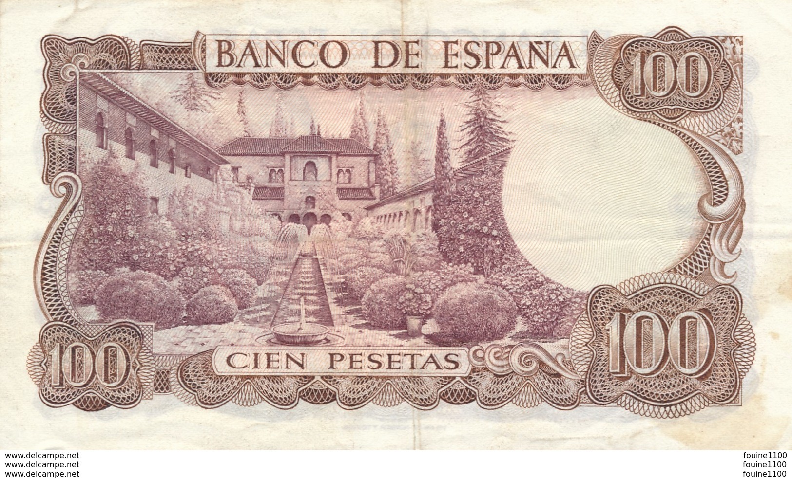 Billet  De Banque  Espana  100 Pesetas - 100 Pesetas