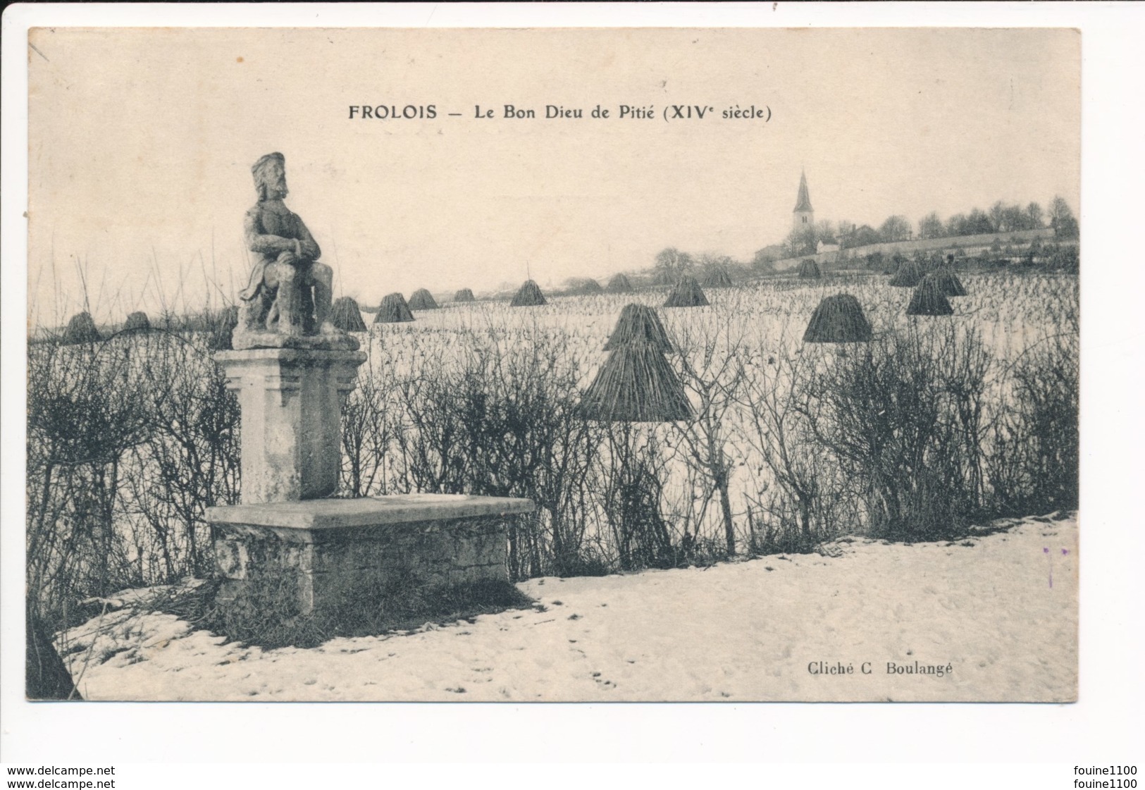 Carte  De Frolois Le Bon Dieu De Pitié  ( Recto Verso ) - Other & Unclassified