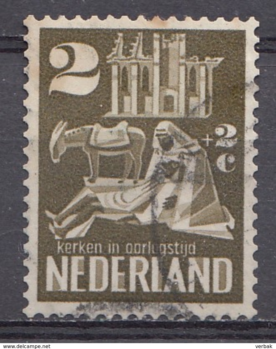 Pays-Bas 1950  Mi.nr. 558 Wiederaufbau Im Kriege Zerstörter Kirchen  Oblitérés / Used / Gestempeld - Gebraucht