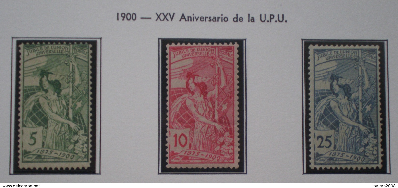 SUIZA - IVERT Nº 86/88 - NUEVOS * CON FIJASELLOS - 2 FOTOS - Unused Stamps