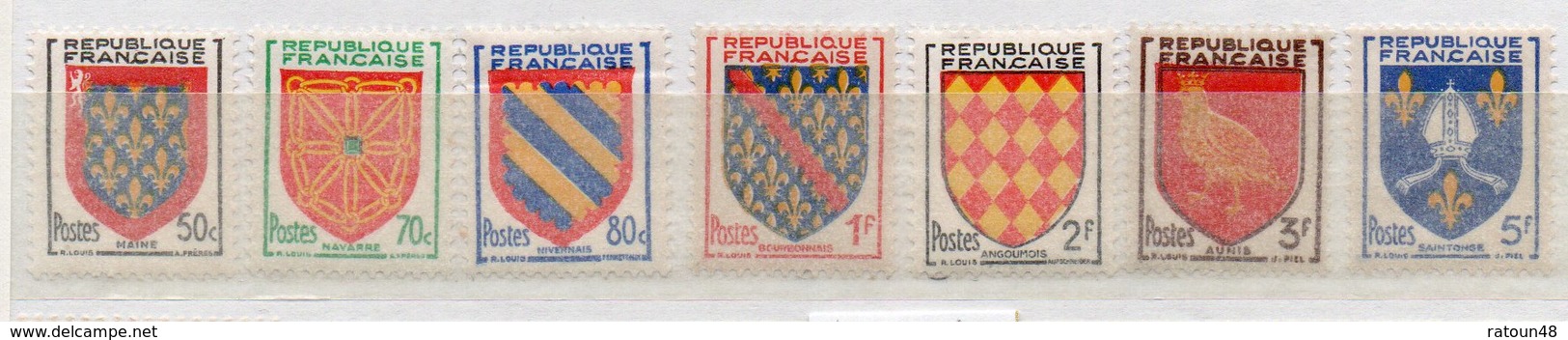 Lot Série  N° 999 à 1005 - Neufs** - Armoiries De Provinces - Unused Stamps