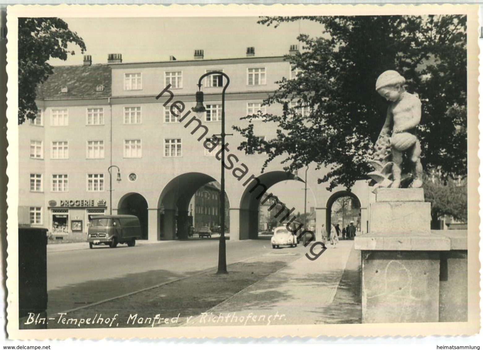 Berlin-Tempelhof - Manfred Von Richthofenstrasse - Verlag Bruno Schroeter Berlin 50er Jahre - Foto-Ansichtskarte - Tempelhof