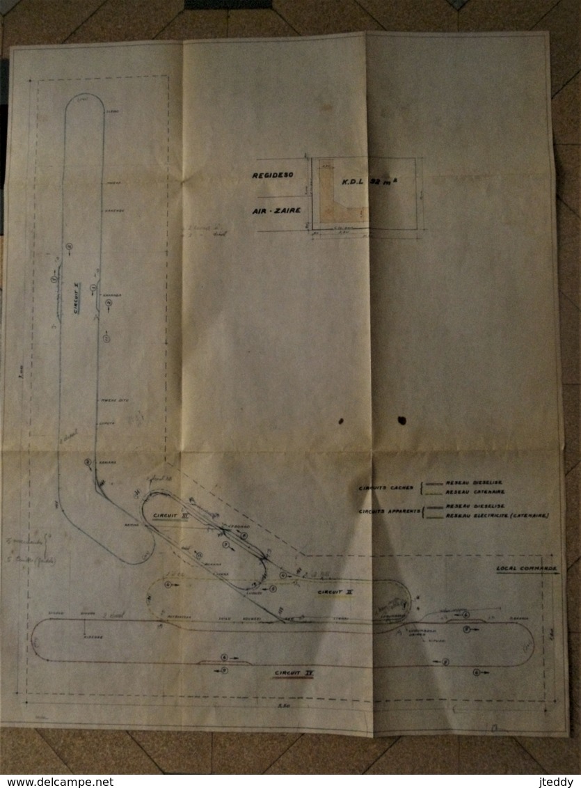 LOT 23stuks  Documenten   Du Chemin  DE  FER   EXPLOITE par la   BAS  --CONGO  au  KATANGA  1955  ---1967