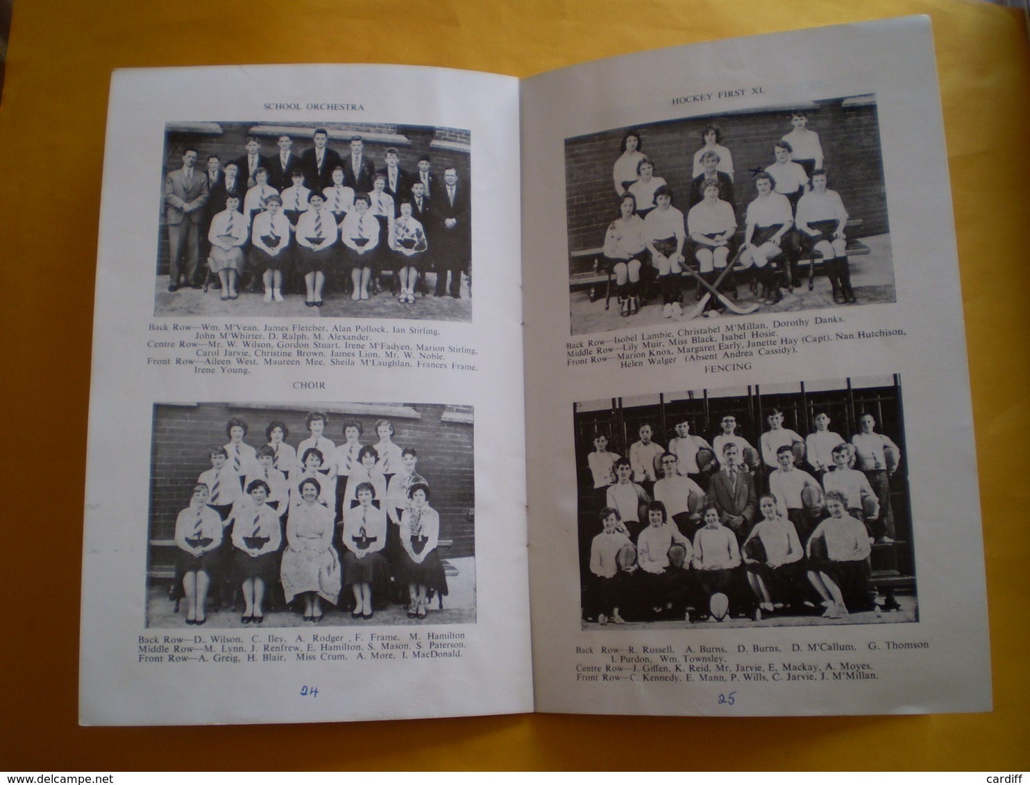Albert Secondary School Magazine Glasgow; 13 Photos Hockey,orchestra,champions.. Nombreuses Pub Springburn & Glasgow - Otros & Sin Clasificación