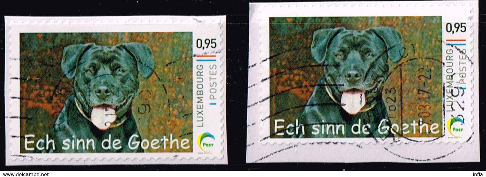 Luxemburg 2016,Michel# 2093 O Labrador Retriever „Goethe“ (Canis Lupus Familiaris) - Used Stamps