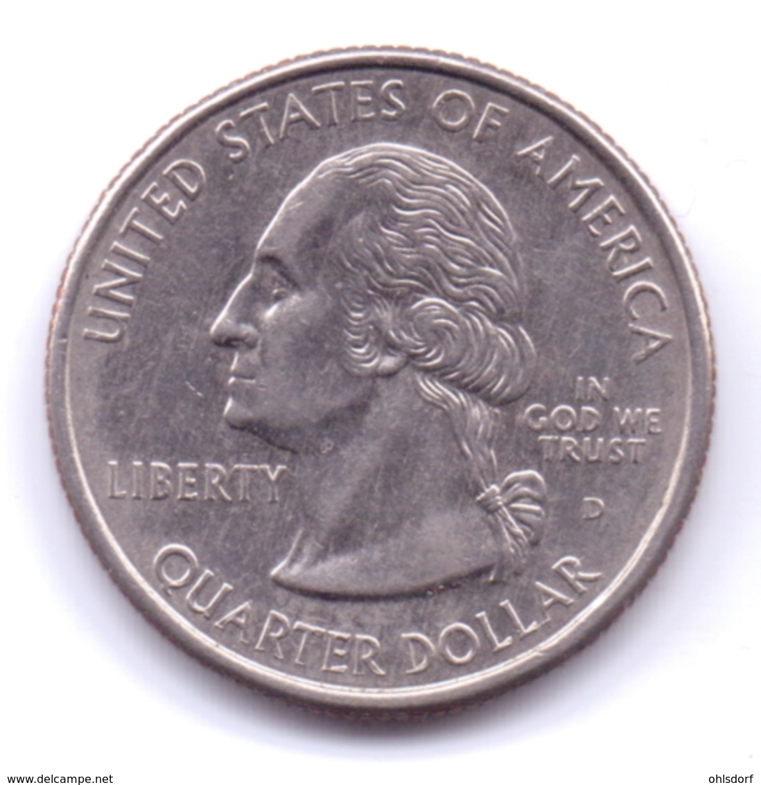 U.S.A. 1999 D: Quarter, Connecticut, KM 297 - 1999-2009: State Quarters