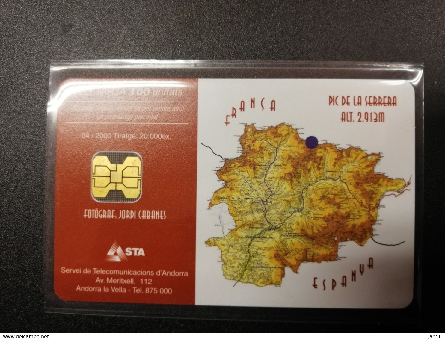 ANDORRA Nice Used    CHIPCARD      ** 380*** - Andorre