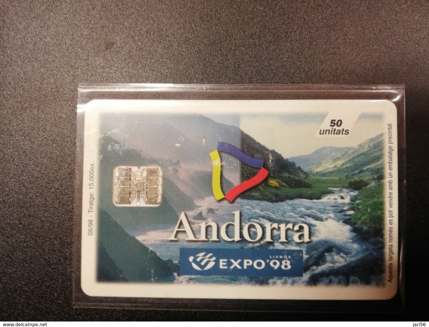 ANDORRA Nice Used    CHIPCARD      ** 382*** - Andorra