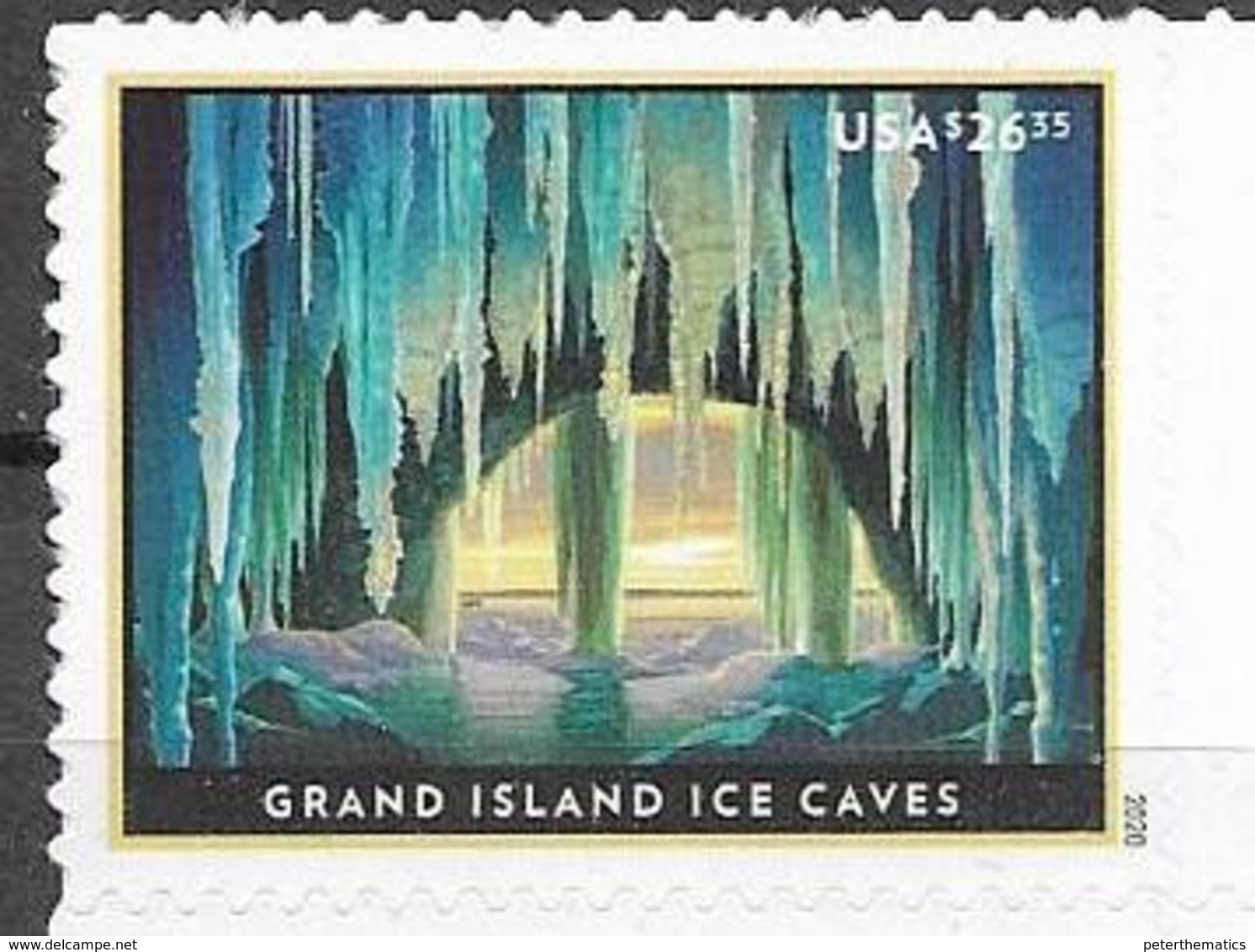 USA, 2020, MNH, DEFINITIVES,CAVES, GRAND ISLAND ICE CAVES,  1v - Other & Unclassified