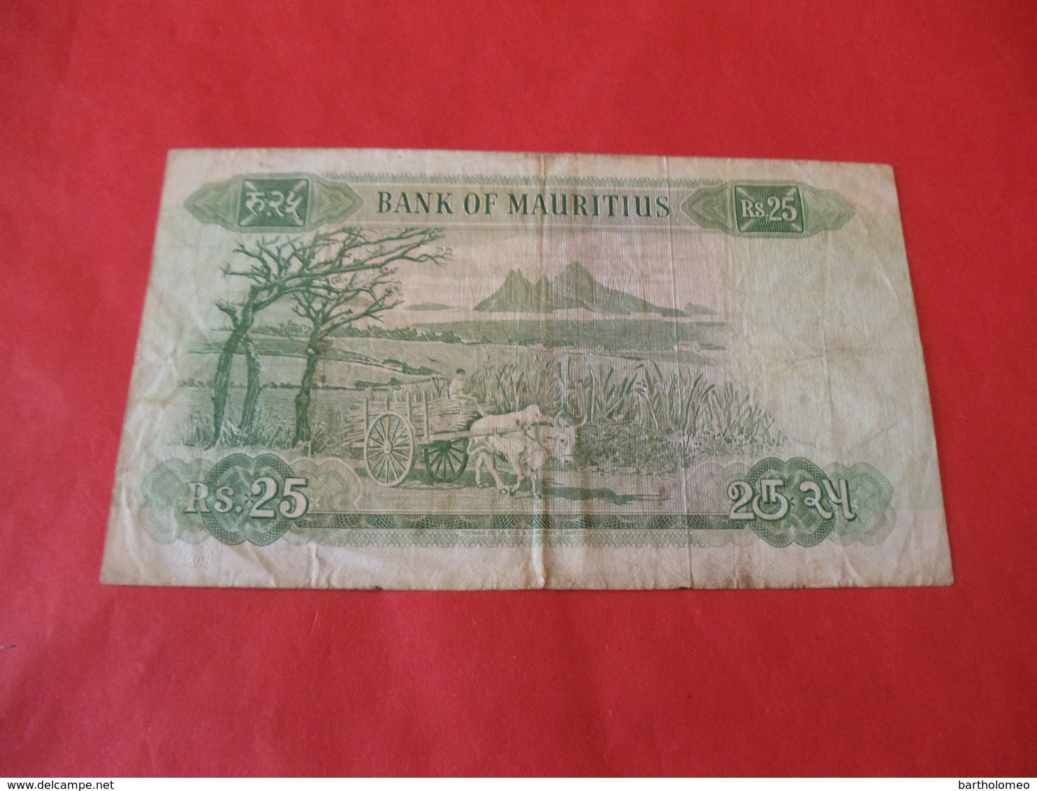 Iles Maurice , 25 Rupees 1967 - Maurice