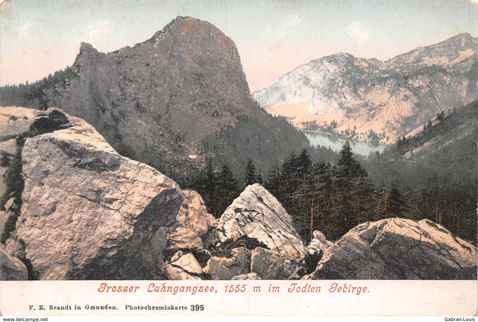 Grosser Lahngangsee Im Toden Gebirge - 1909 - Sonstige & Ohne Zuordnung