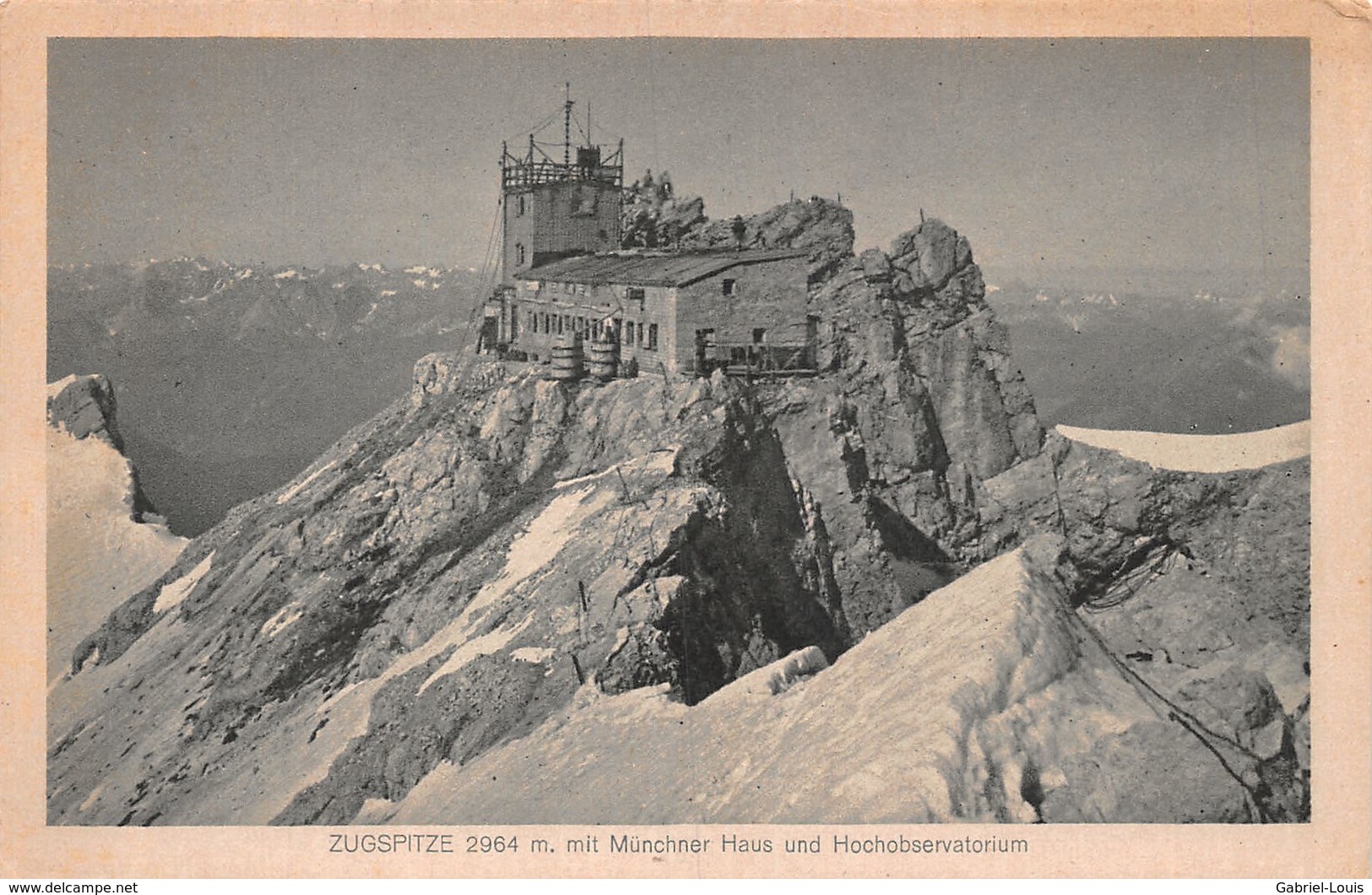 Zugspitze Mit Münchner Haus Und Hochobservatorium - Zugspitze