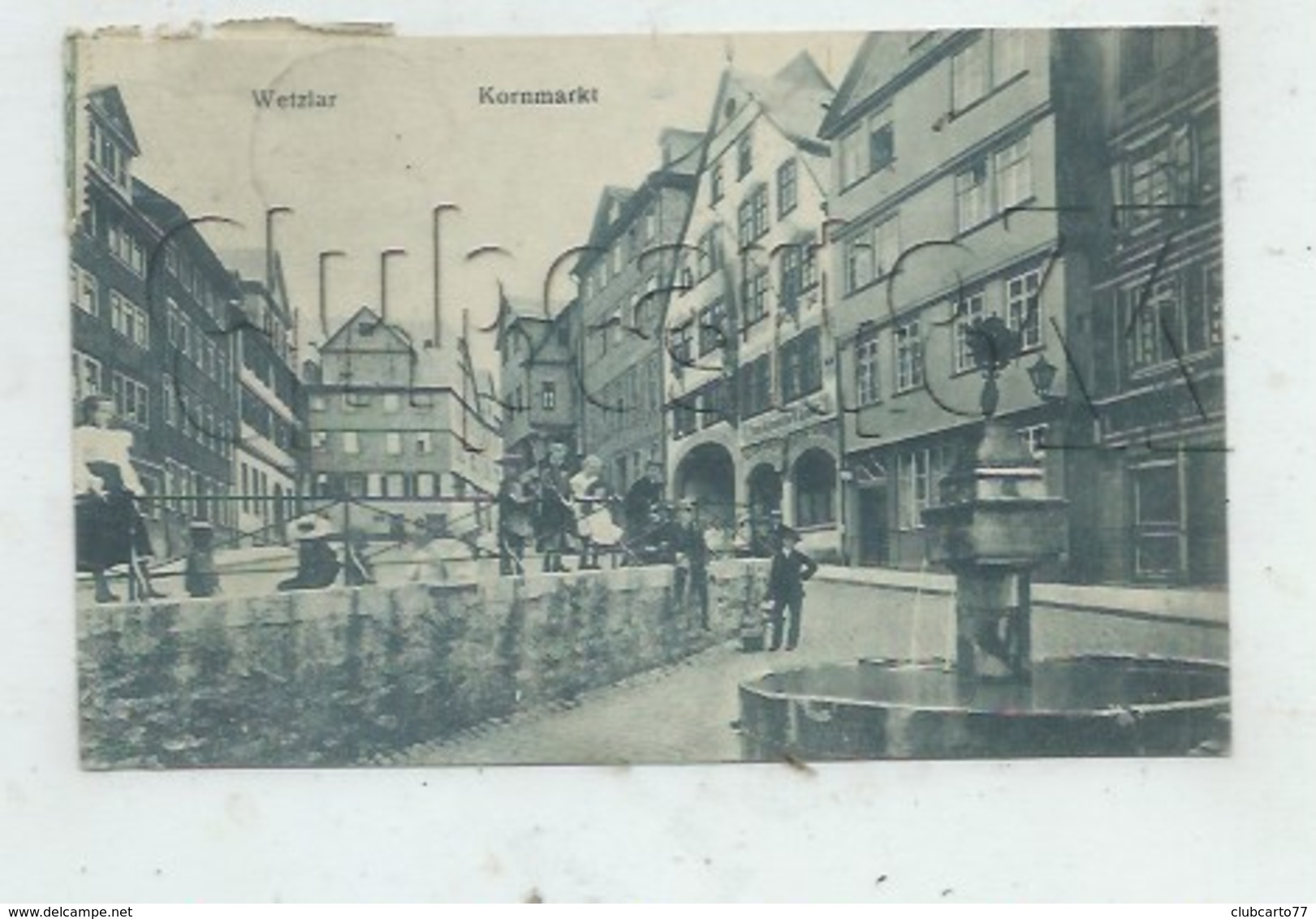 Wetzlar (Allemagne, Hesse) : Kornmarkt Im 1908 (lebendig) PF. - Wetzlar